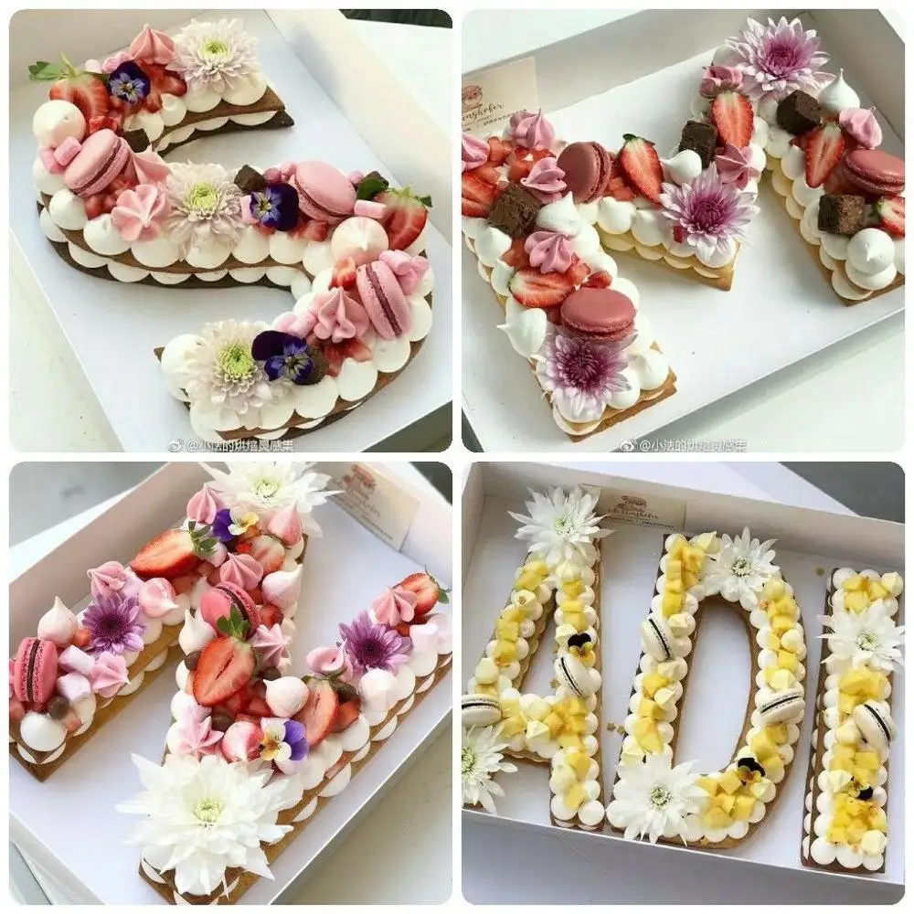 Форма алфавит для торта 26 букв 8/10/12 дюймов форма украшения аксессуары выпечки дня