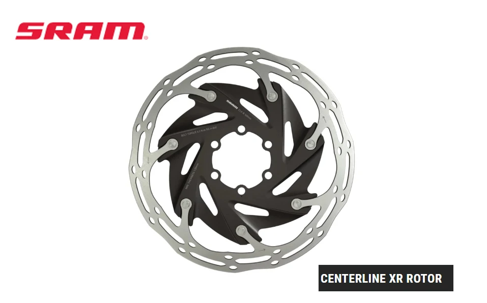 S RAM CENTERLINE XR ROTOR 6 болтов CenterLine (CLX-R) rotor 140/160 мм конструкция из двух частей снижает