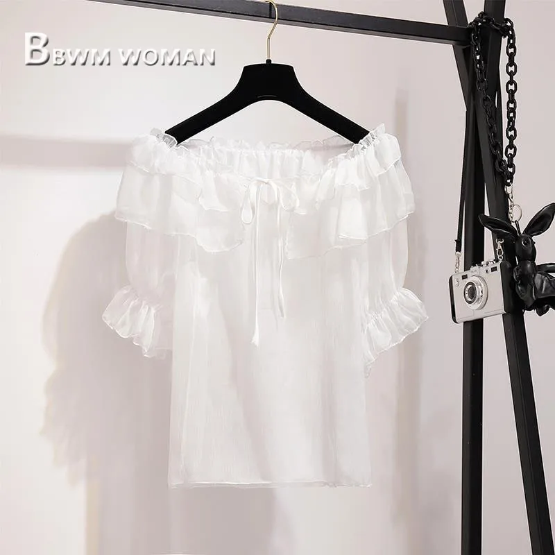 Женский комплект из блузки с вырезом лодочкой и платья на бретельках лето 2019| |