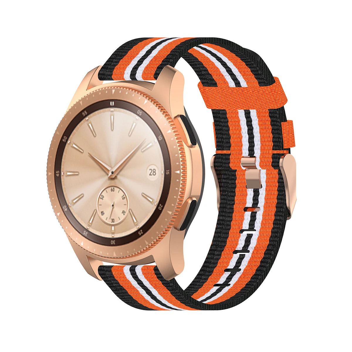 Ремешок из джинсовой ткани для наручных часов нейлоновый браслет Galaxy Watch Active 2 42