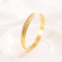 bangrui hot classic gold colour matte bracelets bangles fashion jewelry elegant bangle party gifts for women men
