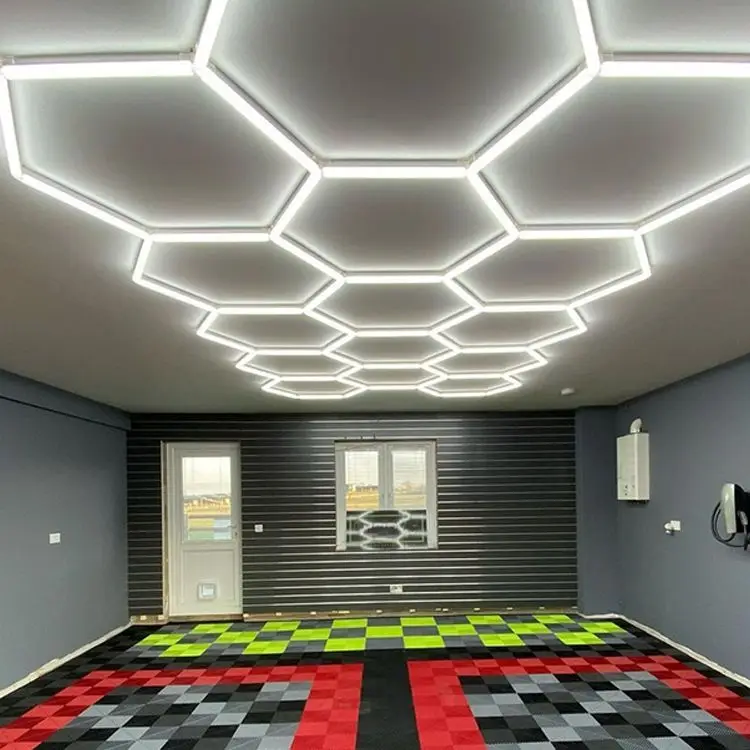 

Hot Sale Fashionable Hexagon Led Panel Light for Home Garage Commercial Systems Club