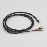 high quality audiocrast hifi audio cable 3 5mm jack to rca cable japan audio signal wire aux cable convert rca plug
