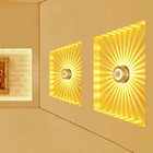 Настенный светильник, индивидуальный декор, фоновое настенное бра, СВЕТОДИОДНЫЙ Красочный алюминиевый настенный светильник для внутреннего освещения, светильник для коридора, гостиной, бара