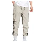 Брюки-карго мужские Harlem, повседневные, 2021 лент, в стиле хип-хоп