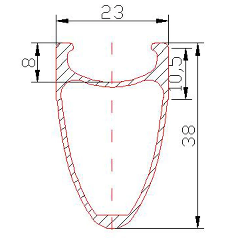 Колеса для шоссейного велосипеда 700c 38x23 мм клинч углеродные дорожные колеса powerway