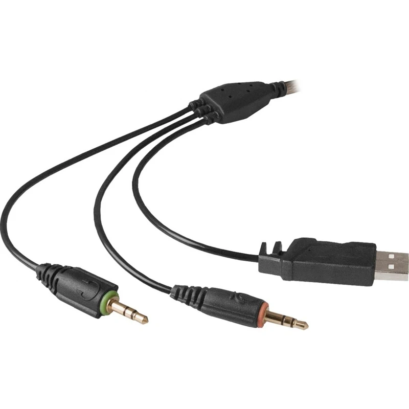 Гарнитура Defender Warhead G-500 black/brown проводная стерео 20-20000 Гц 32 Ом 115 дБ 20-16000 -54 USB/2x mini jack |