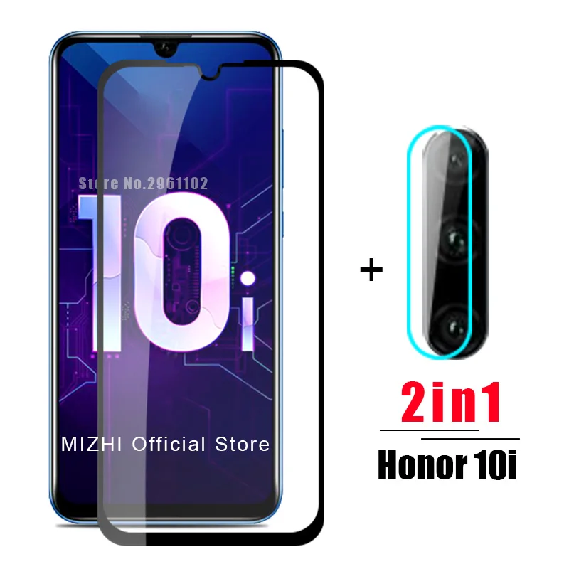 2в1 Защитное стекло для huawei honor 10i закаленное стекло на huwei honer 10 i honor 10i HRY-LX1T Защитная пленка для объектива камеры