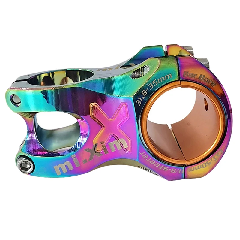 

Mi.Xim MTB Stem CNC 35/31.8Mm Bicycle Handlebar Stem Ultralight 0 Degree Rise For MTB Road Bike