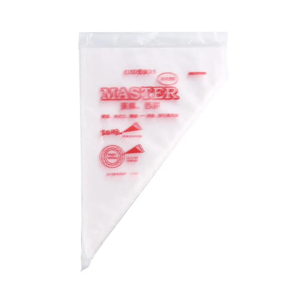 100 шт./пакет Одноразовые кондитерский мешок насадка для выпечки тортов с помадной