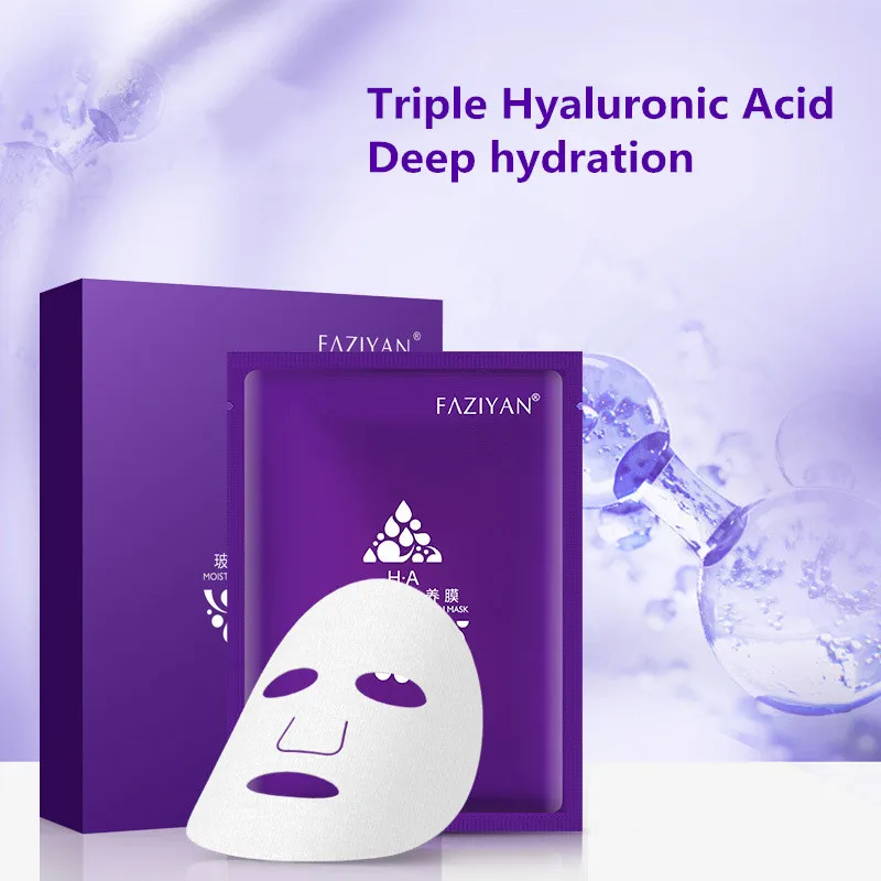 

Hyaluronic Acid Water Nourishing Mask Brighten Skin Tone and Deep Moisturizing Mask