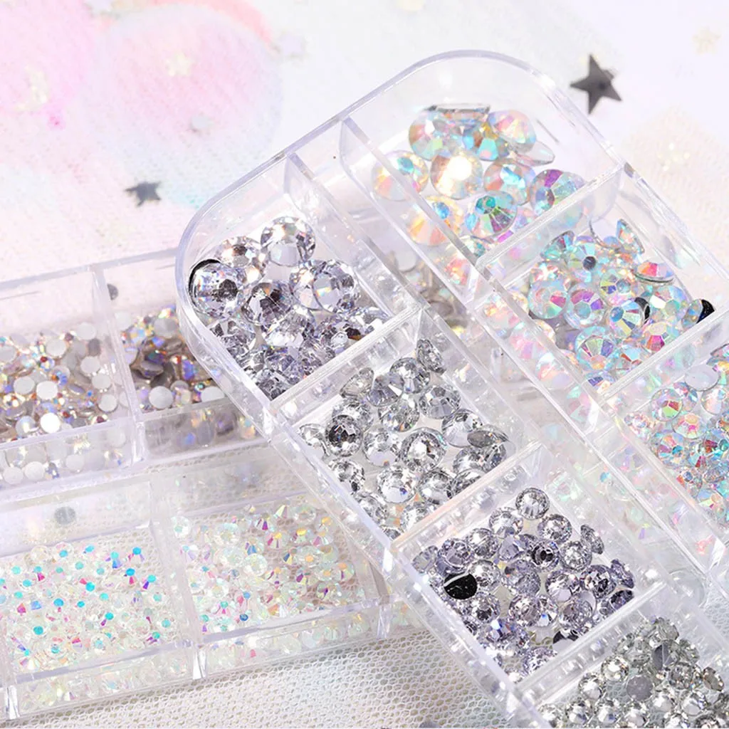 Украшение для дизайна ногтей маникюрное сверло 2 коробки украшение розовые