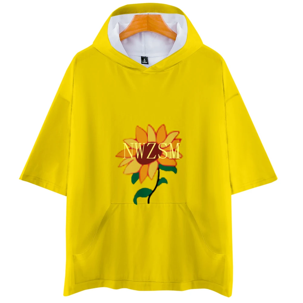 

Wonder Egg Priority Tshirt 3D Women Men's Hooded T-shirts Summer Short Sleeve Harajuku Fashion Streetwear Japanese Anime Clothes