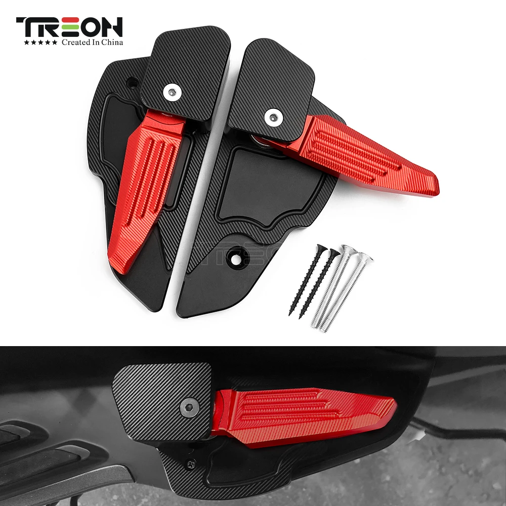 

For Vespa Prima 150 SPRINT Primavera Scooter Rear Footrests Foot Rests Passenger Extensions Extended Footpegs Adapters