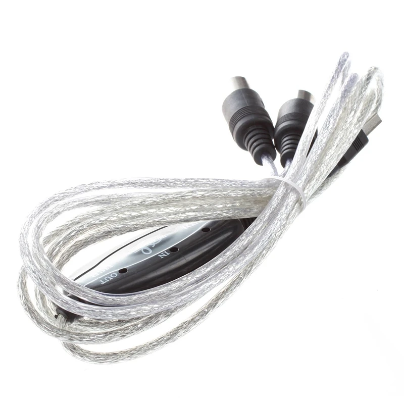 Semoic USB вход-выход MIDI кабель конвертер ПК к музыкальной клавиатуре адаптер Шнур |