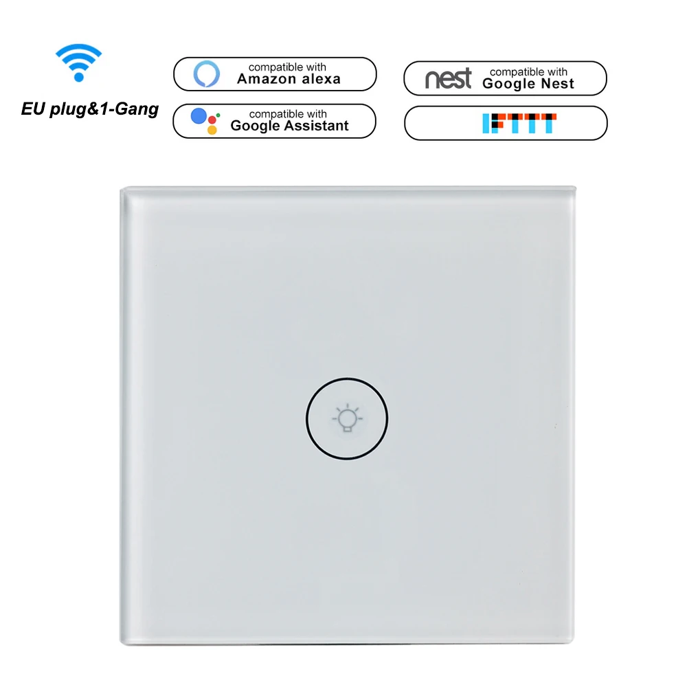 Умный Wifi сенсорный светильник не требуется нейтральный провод туя RF433 пульт