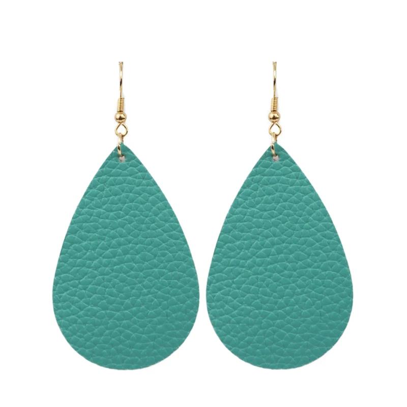 Женские серьги капли из натуральной кожи M & G с каплями современные модные