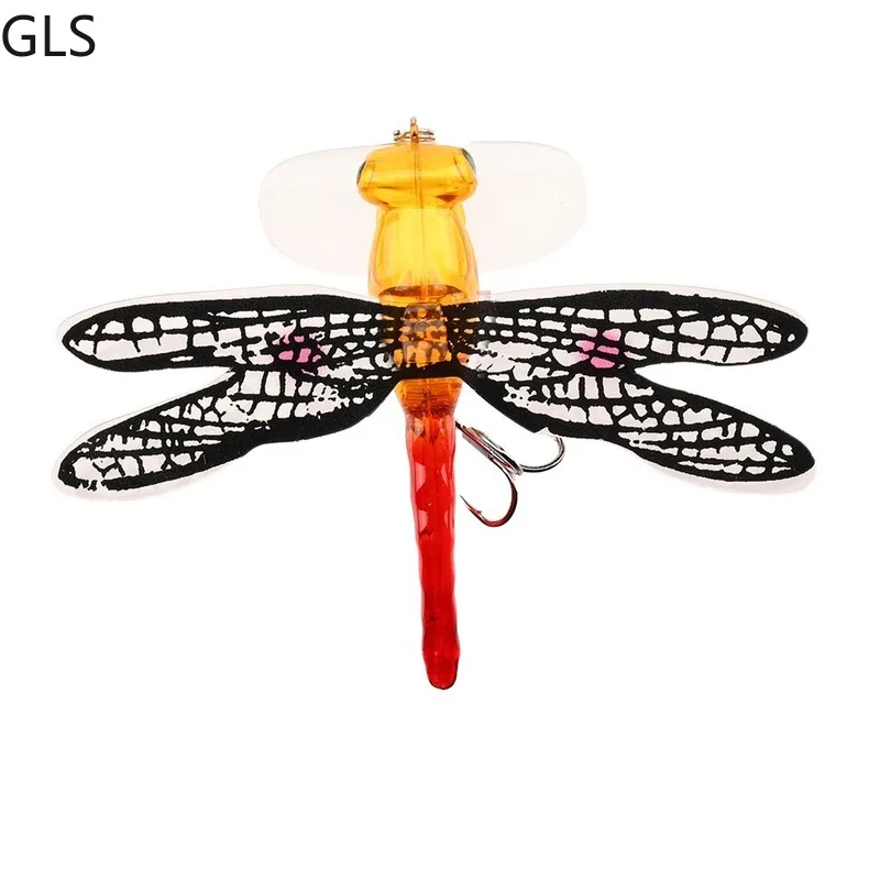 Topwater Стрекоза сухие мухи насекомое летучая жесткая приманка для рыбалки воблеры