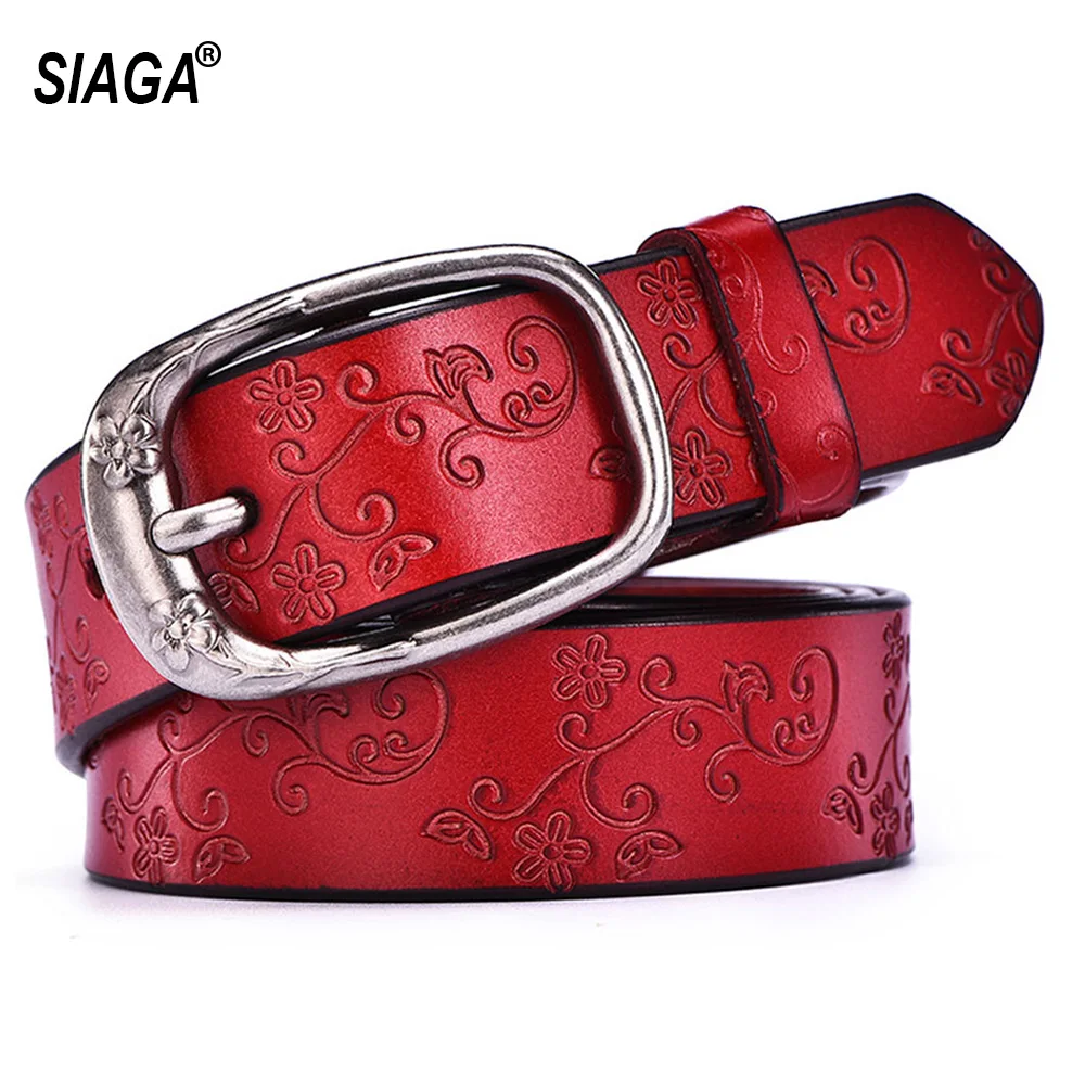 Женский винтажный ремень из воловьей кожи с металлической пряжкой 2 8 см|Женские