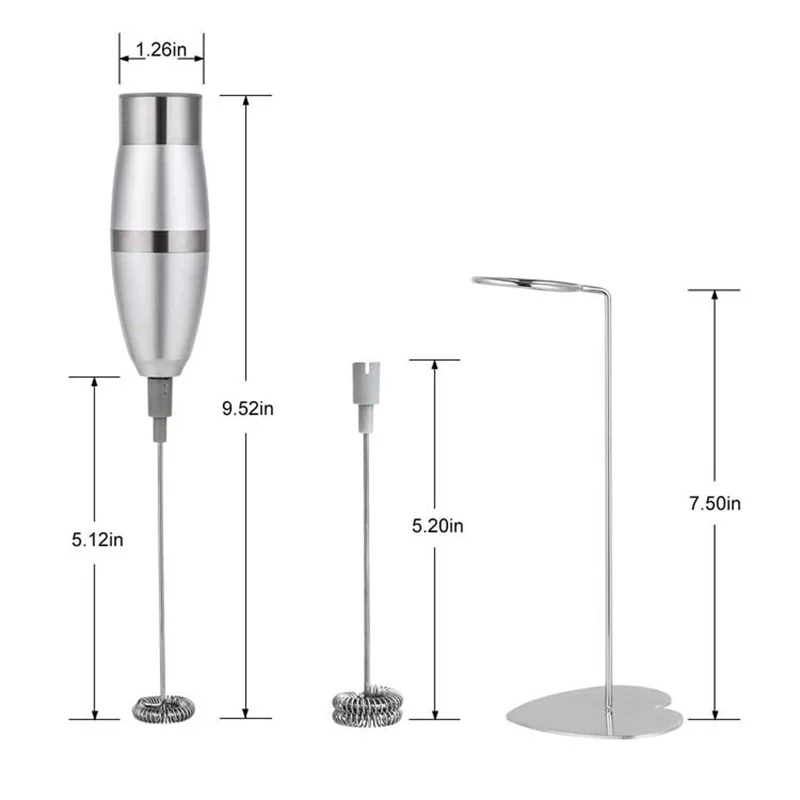 

Household Handheld Coffee Milk Frothing Machine Stainless Steel Electric Mixer Whipped Cream Baking Mixing Kitchen Tools