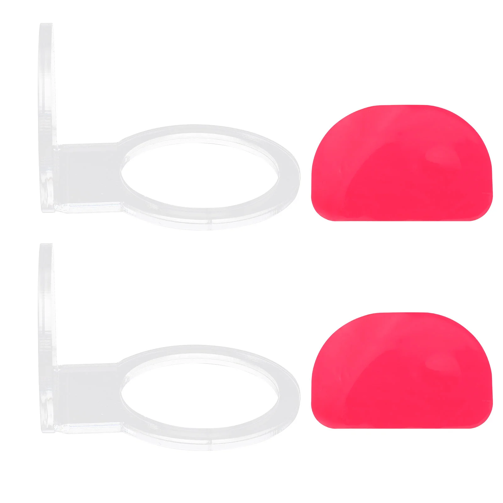 

2Pcs Softball Wall-mounted Racks Baseball Display Holders Softball Acrylic Racks