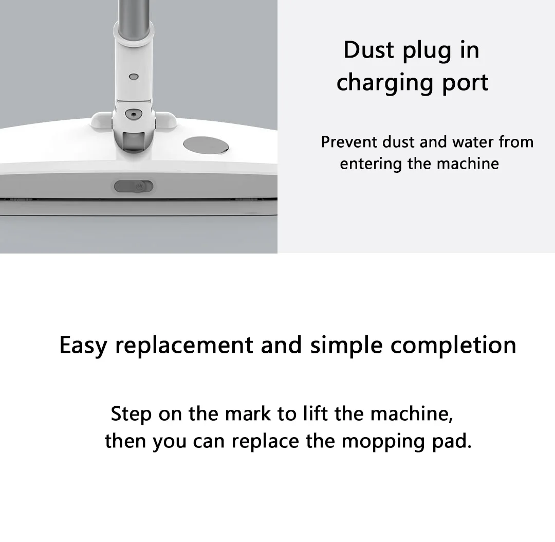 Xiaomi SWDK D260 электрическая уборочная машина ручной беспроводной Электрический стеклоочиститель пол окна моющие машины влажная метла пылесос машина