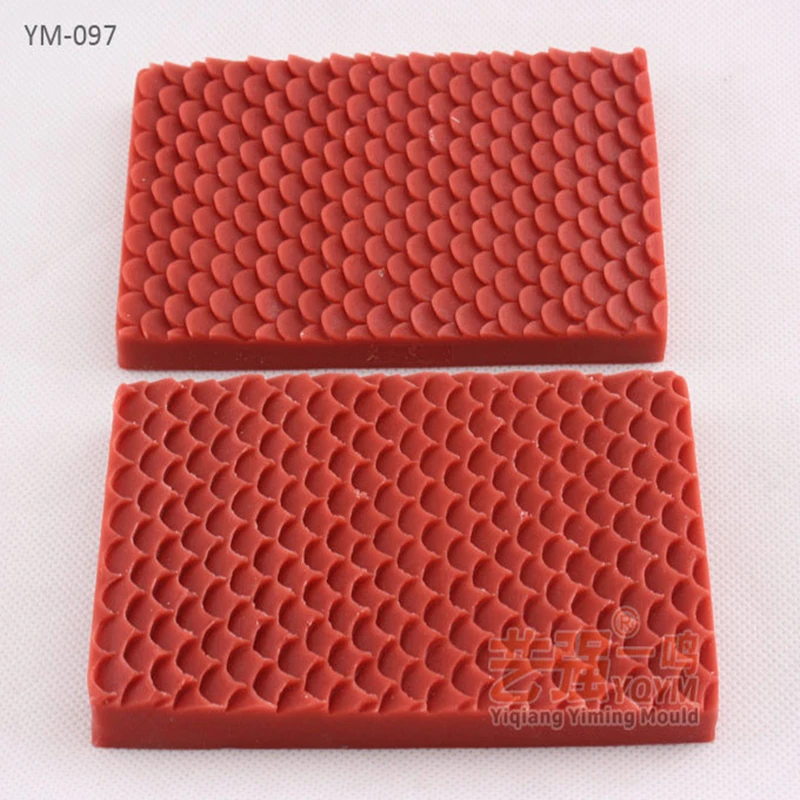 2 шт./компл. кружевная годе рыба чешуйчатая помадка тиснение текстура торт