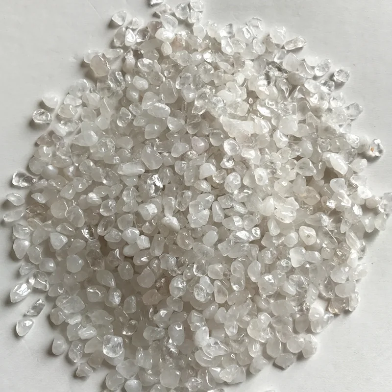 

100gMini Natural White Crystal Gravel Quartz Crystal Rock Chips Natural Crystal Natural Stones and Minerals