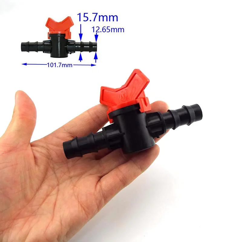 

16mm Garden Hose Waterstop Connector Water Valve Tap Cranes Hose Tap Irrigation Connector 1pcs