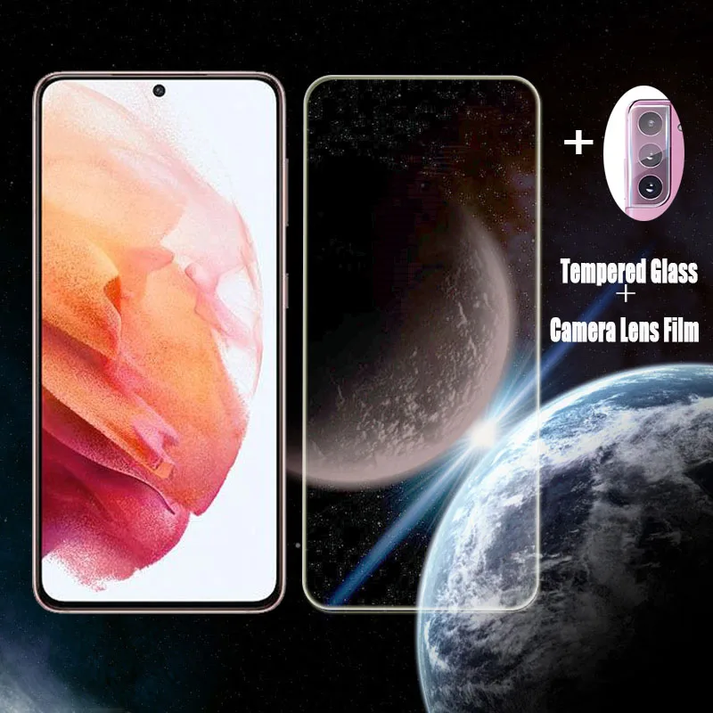 full glue glass for samsung galaxy s21 ultra plus s21 s20 fe tempered glass screen protector camera film for samsung s21 glass free global shipping