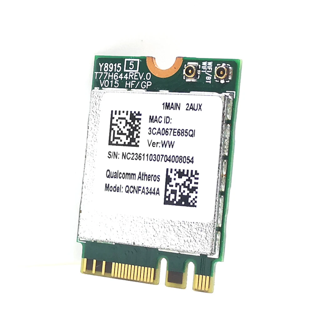 Двухдиапазонный AC беспроводной wi fi QCNFA344A NFA344A + Bluetooth 41 беспроводная сеть|Адаптеры
