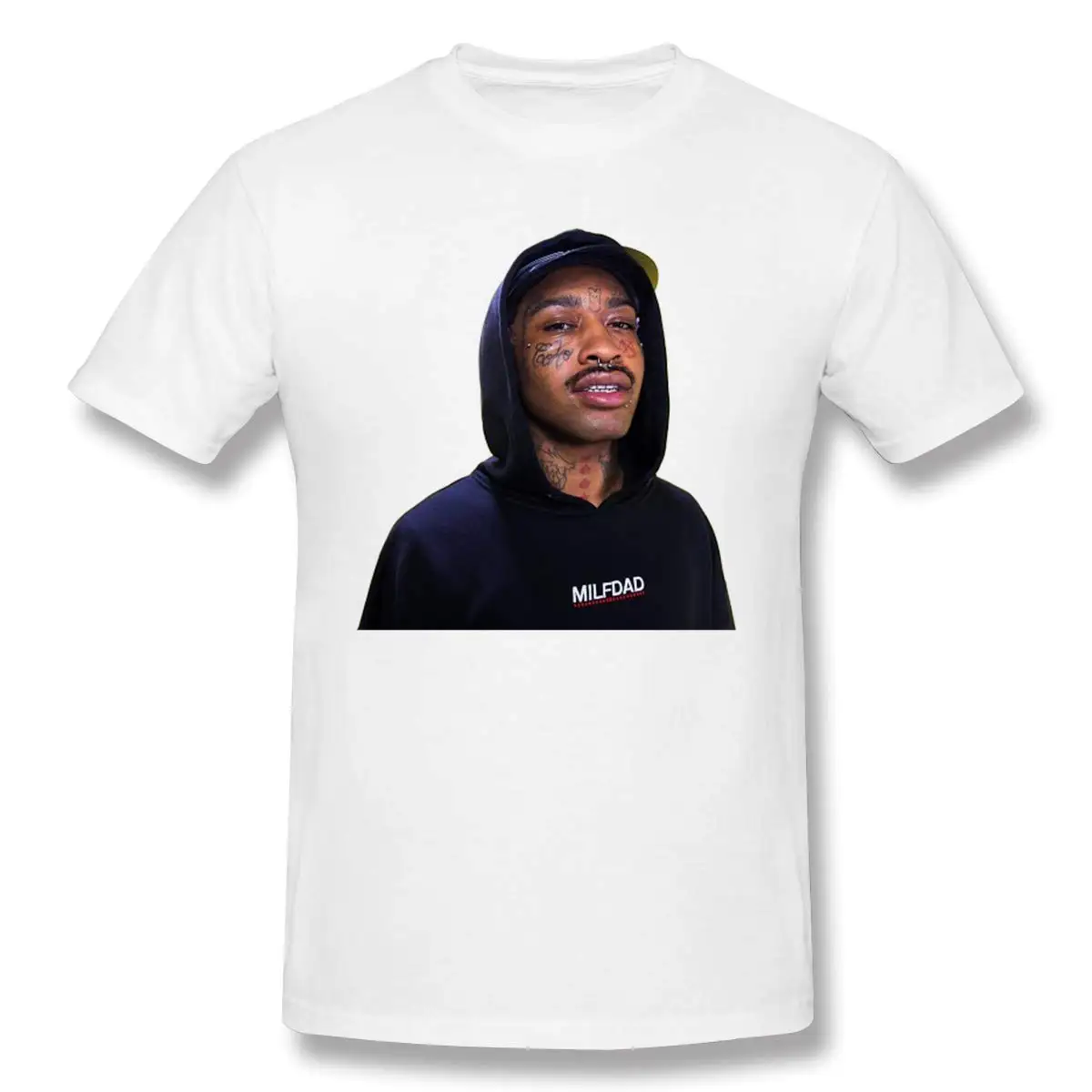 

MotleyRock Lil Tracy Men's Tops Fan T-Shirt White Men Brand Clothihng Top Quality Fashion Mens T Shirt 100%Cotton