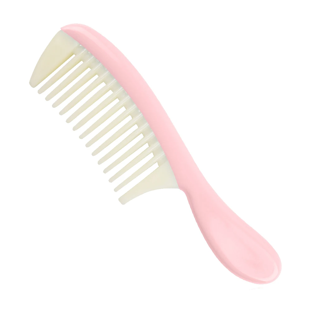 

Durable Plastic Detachable Hair Der Comb Barber Wet Dry Styling Comb Wide Tooth Brush- No Snag//Static/Frizz