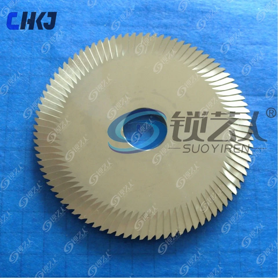 CHKJ Tungsten steel double-sided angle cutter-0014JC.C. Face milling cutter φ80x5xφ16x110Tx40° Key machine milling cutter