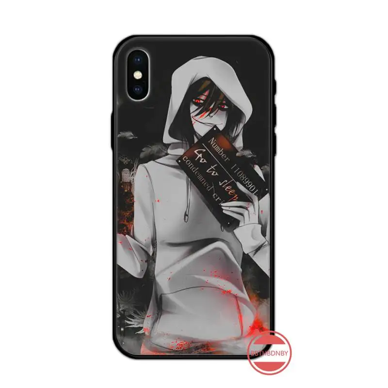

Jeff The Killer Phone Case for iPhone 11 12 mini pro XS MAX 8 7 6 6S Plus X 5S SE 2020 XR high quality luxury cover