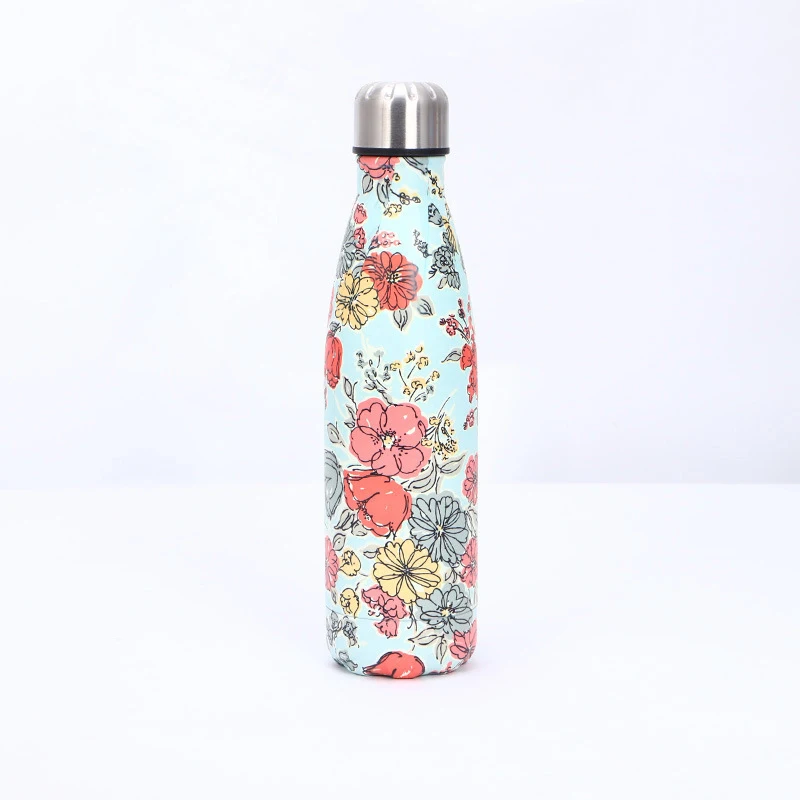 

500ml Double-Wall Stainless Steel Thermos Thermal Mug Coke Shape Sport Water Bottle For Girls Women Vacuum Flask Travel Mug Cup