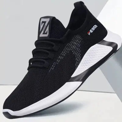 

2021 Spring Summer Men's Shoes Fashion Casual Sports Shoes Sneakers All-match Breathable Mesh Flat Shoes MAN Running Shoes Schuh
