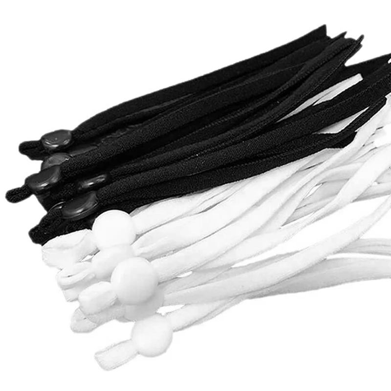 

400Pcs Elastic Band Rope Sewing Webbing Belt Shoelace Clothing Accessories