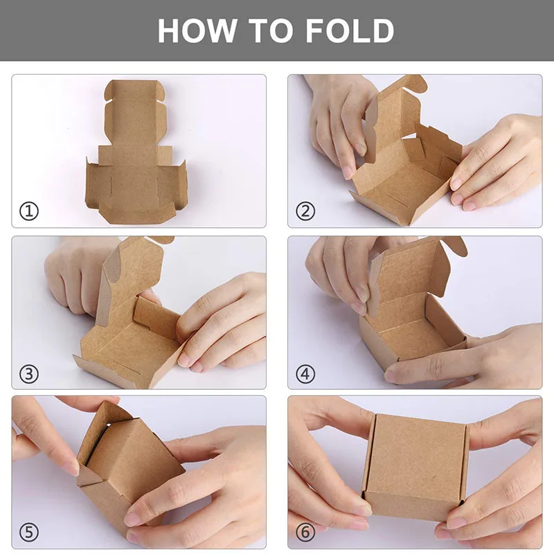 25 шт. коробка для конфет из крафт бумаги|Подарочные сумки и упаковка| |