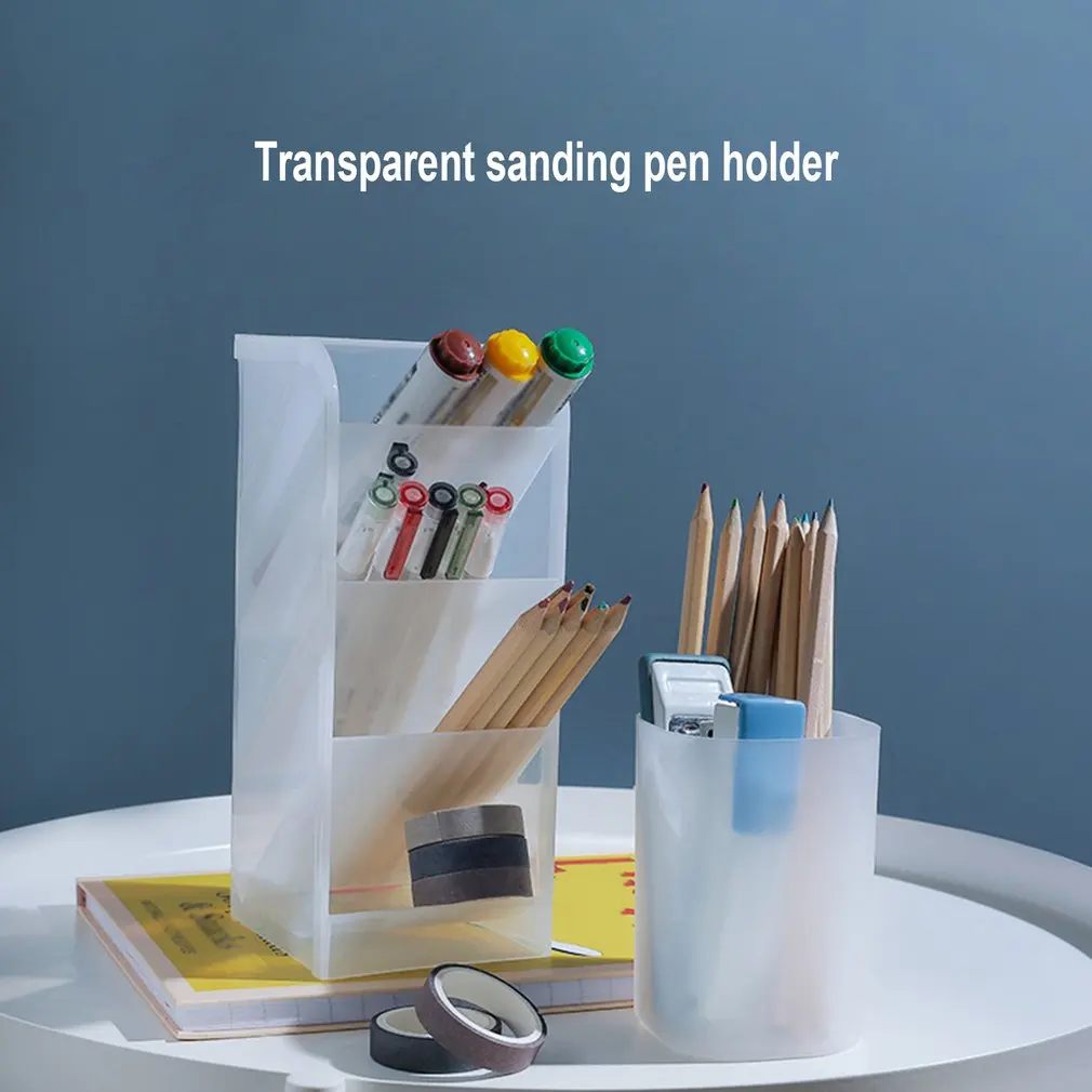 Многофункциональный 4 grid Настольный держатель ручки для офиса школы чехол