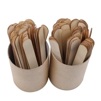 2021 hot sale wooden coffee tea stirrers mixers craft stick paddle pop sticks disposable diy blank wooden sign 3550 pcsset