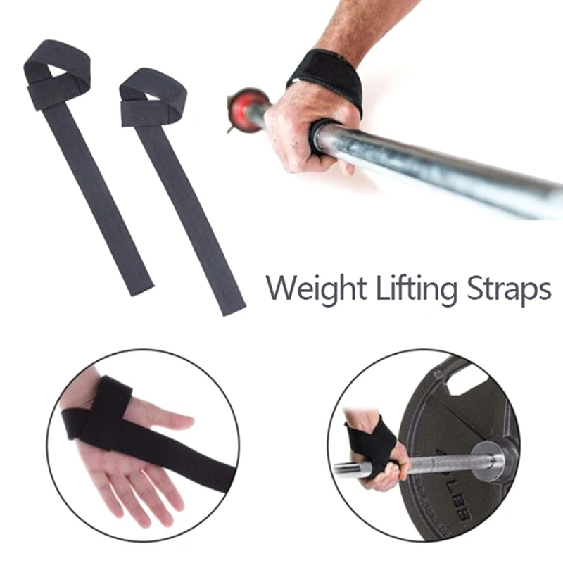 1Pcs Body Building Grip Glove Weight Lifting Hand Wrist Belt Protection Strap Brace Band Gym Handwraps | Спорт и развлечения