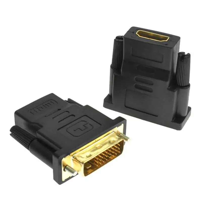 HDMI Женский к DVI Мужской (24 + 1 pin) адаптер конвертер позолоченный 24 Studyset 1080P для ПК PS3