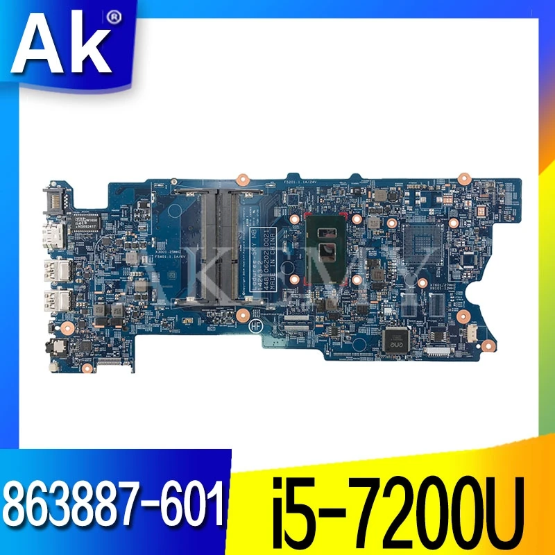 863887 601 001 501 для hp envy X360 15 BK W 15T M6 Материнская плата ноутбука 448.06202.0021 I5 7200U