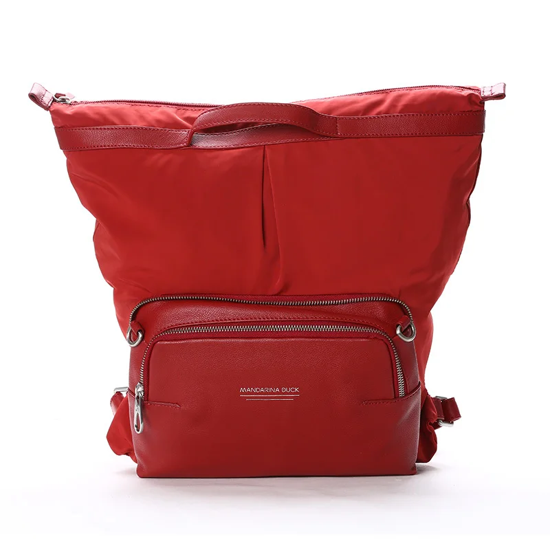 

Italian Mandarina Duck CAMDEN Series Simple Backpack One-shoulder Bag Backpack for Women Men Multi-use Bag Fashion Bag