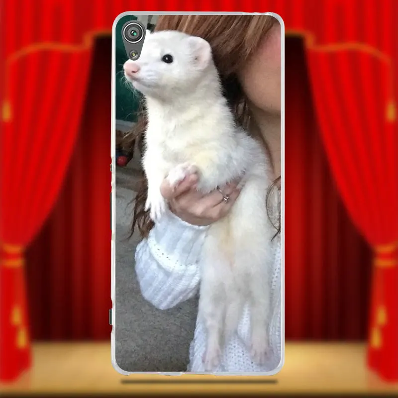 Новые модные Ferret мягкие чехлы для мобильных телефонов из ТПУ sony Xperia Z Z1 Z2 Z3 Z4 Z5 Compact
