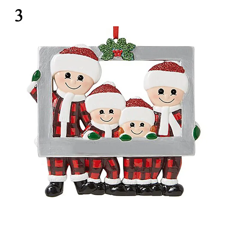 

2020 DIY Рождественское украшение, Санта-Клаус, персонализированные подвесные украшения, подвески для семьи, украшение горячая распродажа
