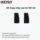 Чип ретранслятора KEYDIY KD8A H для Toyota 8A, копия H, стробоскопический инструмент для программирования ключей