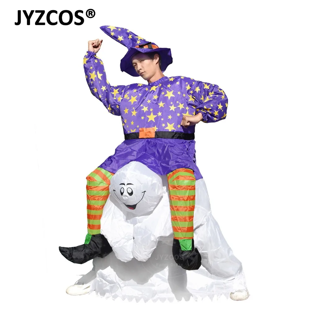 Надувной костюм Райдер на дьявольском призраке надувные страшные костюмы