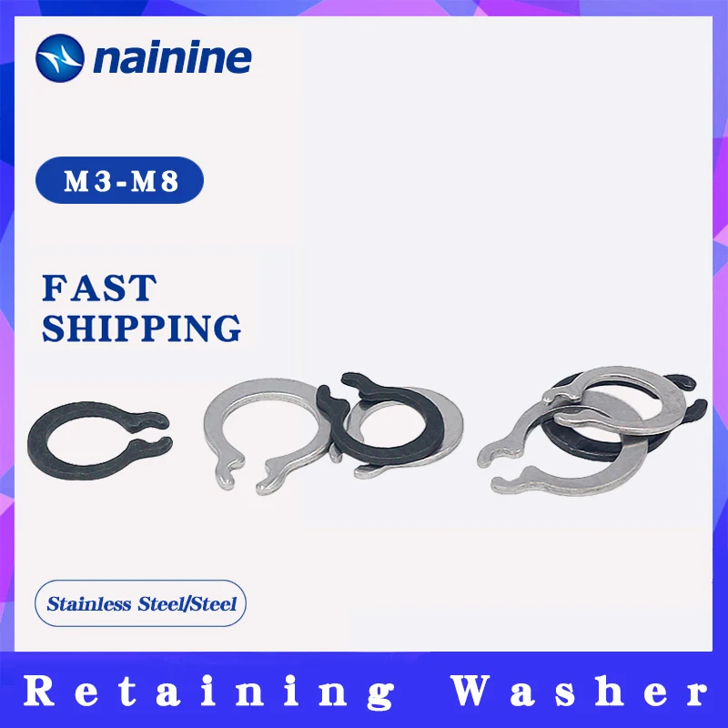 [M3 M4 M5 M6 M8] DIN471 GB894 тип бутылочная Тыква Washer 304 нержавеющая сталь C образное